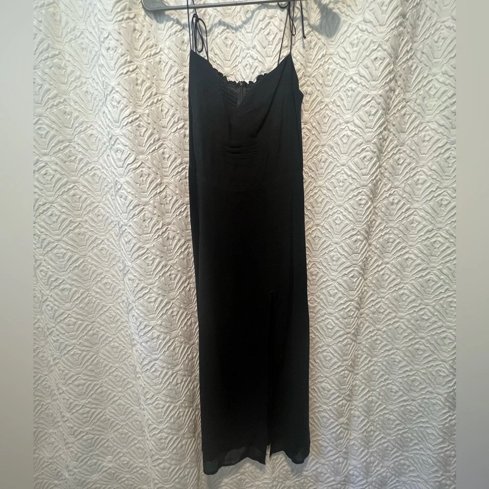 Reformation Black Juliette Dress - Picture 3 of 6